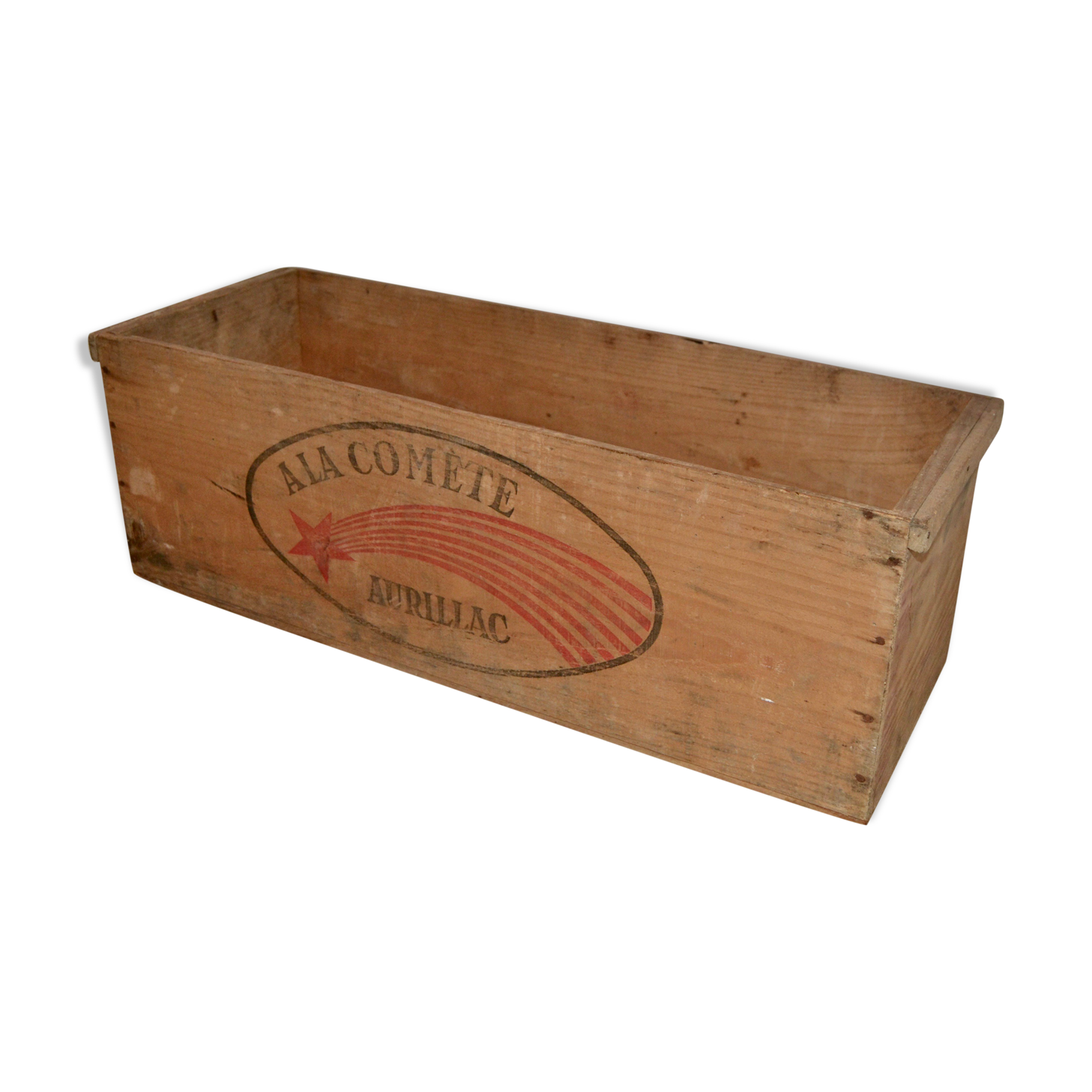 Old wooden box "has the comet" Aurillac
