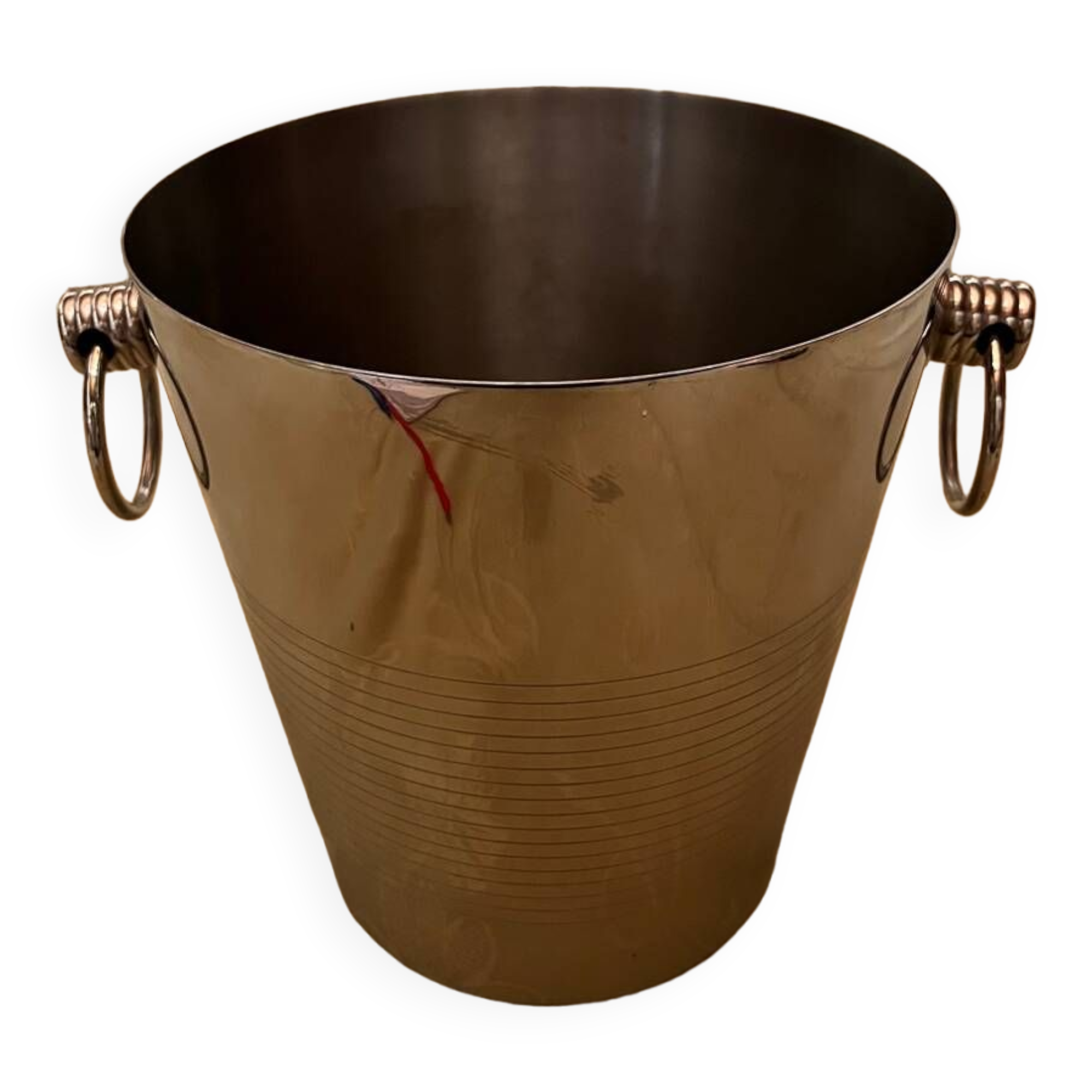 Vintage stainless steel ice bucket