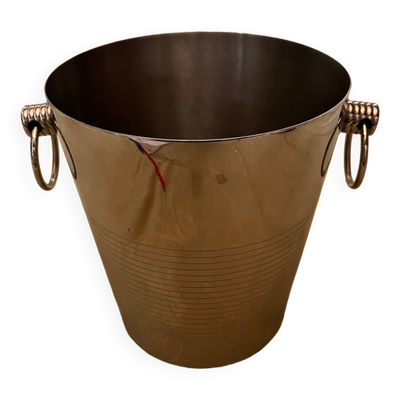 Seau à glace inox vintage