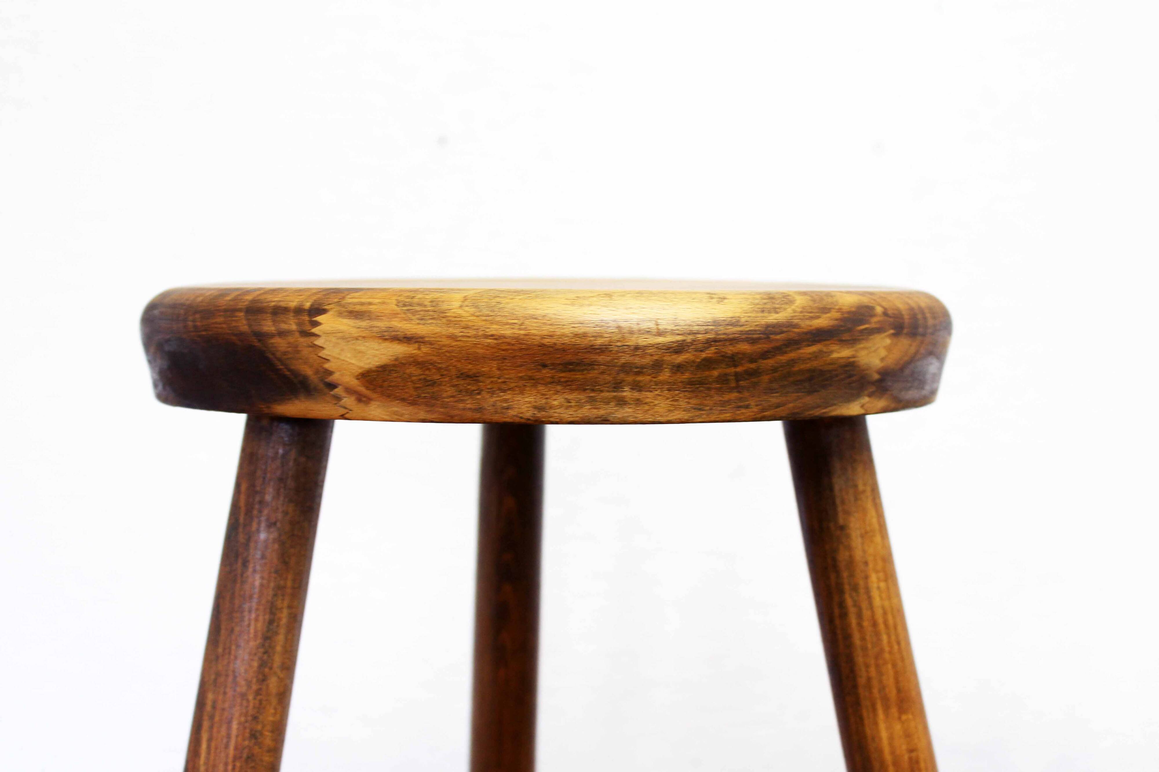 Tabouret de bar en bois massif