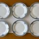6 antique dessert plates in Saint-Amand earthenware (Nord)