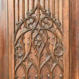Paire de portes de communication néogothiques