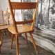 Set de 8 chaises bistrot vintage 1960