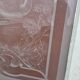 Engraved glass door, late 19th century.