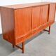 Danish teak enfilade – vintage Scandinavian sideboard 196 cm