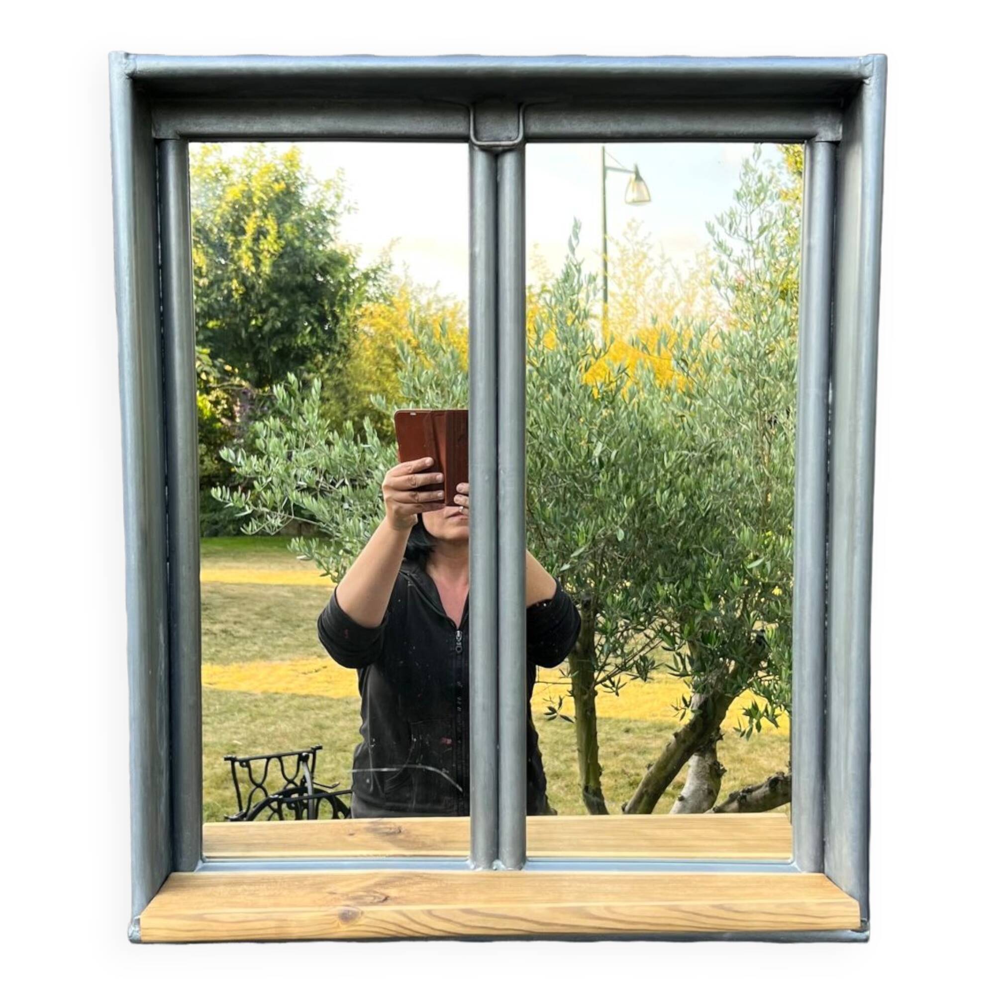 Miroir en zinc