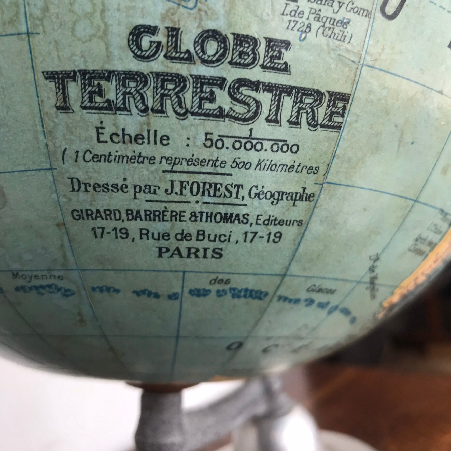 Globe 'Girard Barrère and Thomas' - 50s