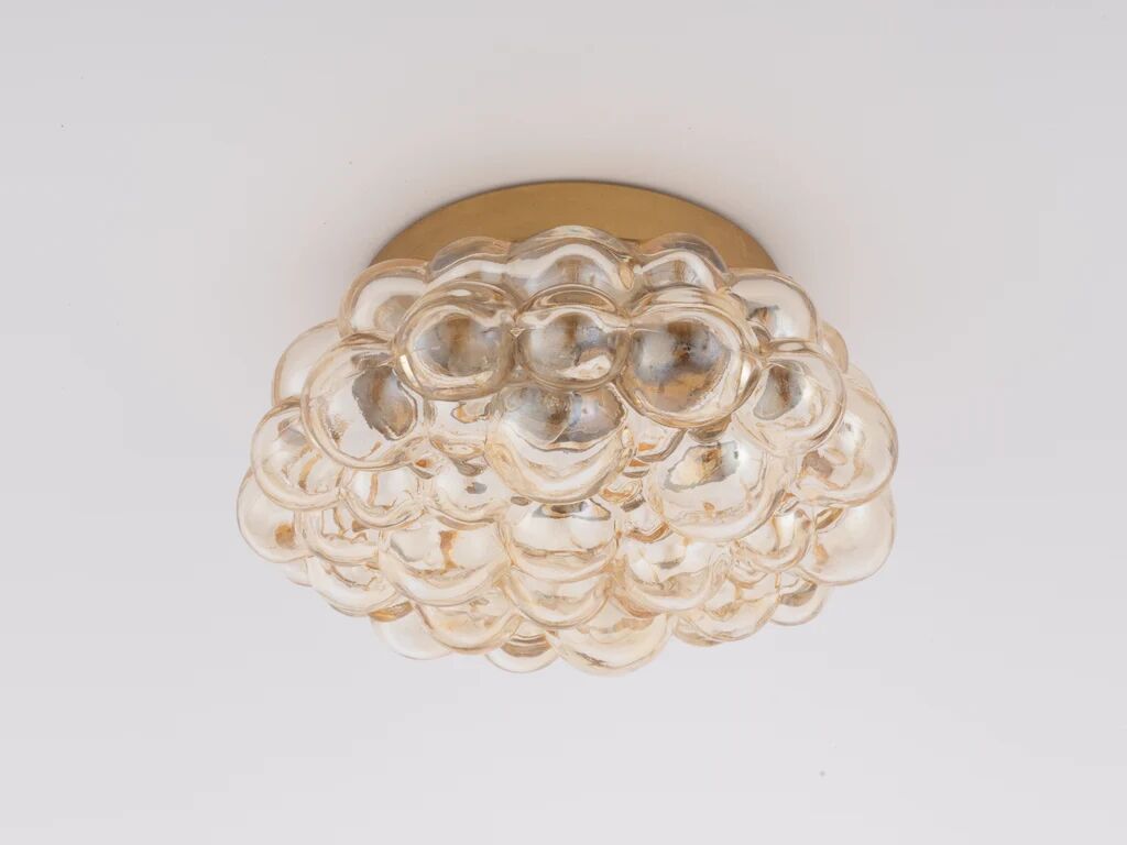 Helena Tynell for Glashutte Limburg amber bubble flush mount