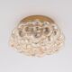 Helena Tynell for Glashutte Limburg amber bubble flush mount