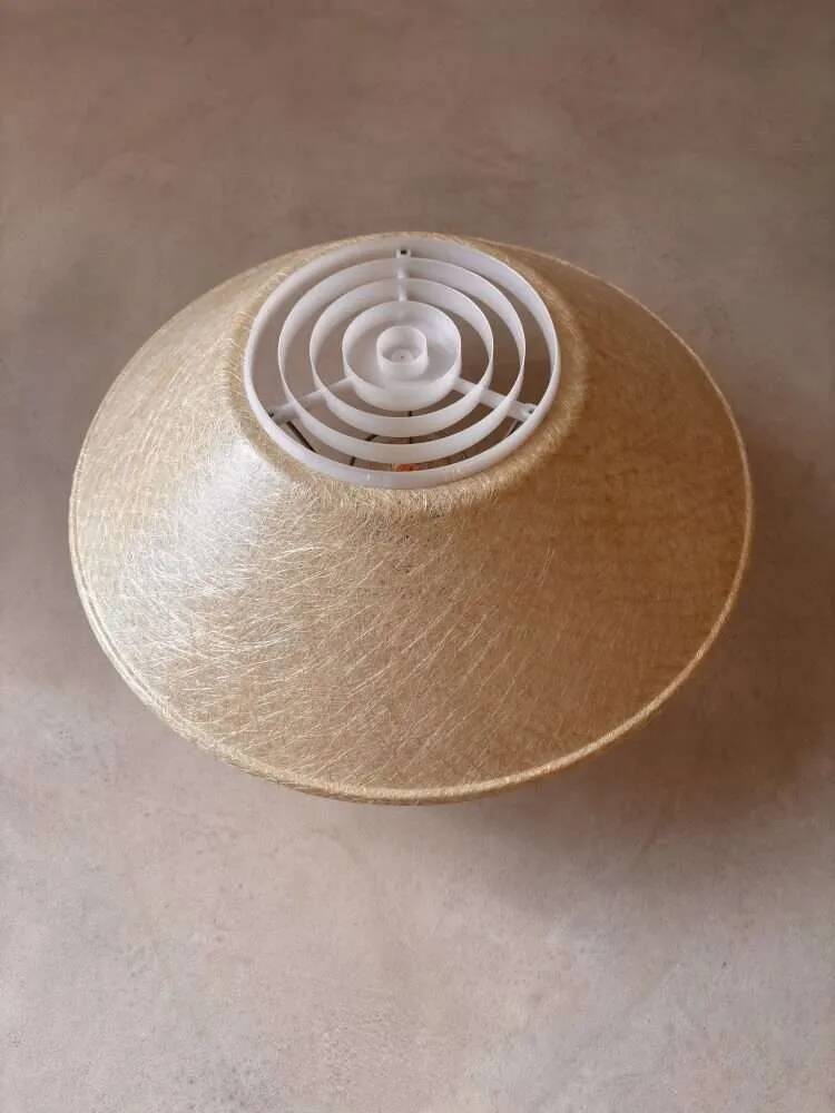 Louis Kalff ceiling light Philips from the 1950s in fibreglass.