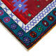 Hand-Knotted Rustic Turkish Red Runner Carpet 88 cm x 371 cm