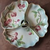 Plat à compartiments  porcelaine  vintage