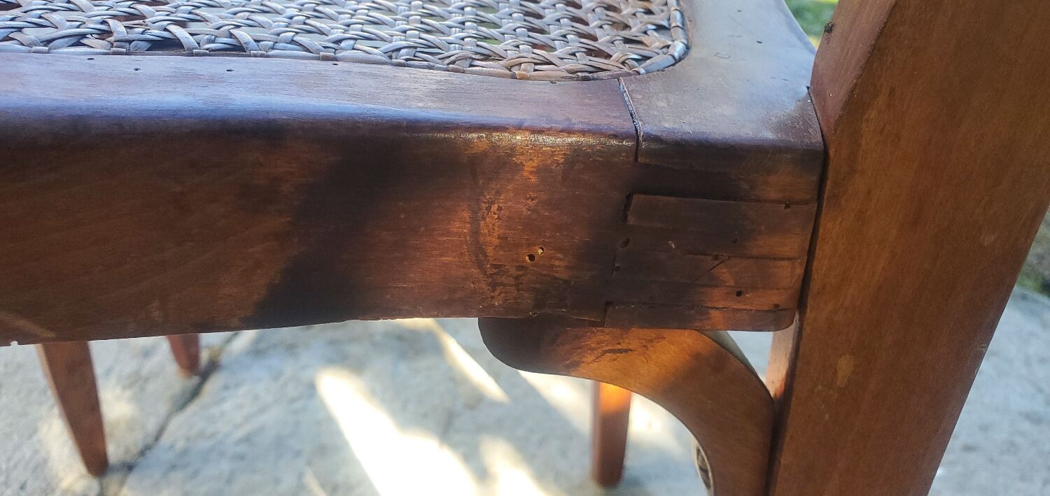 Pair of art nouveau chairs