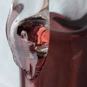 Pichet en verre soufflé