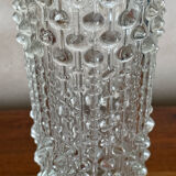 Moulded glass vase