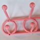 Yaffa doremi pink vintage 80s coat rack