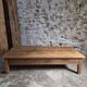 Table basse ancienne en chêne français – Table XXL de ferme du XIXe siècle