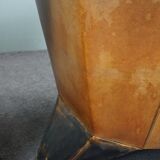 Pair of vintage sheep leather Art Deco armchairs by Bart van Bekhoven