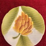 Assiette à dessert en barbotine