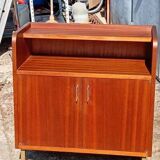 Mid-century modernist sideboard in vintage rosewood Scandinavian style