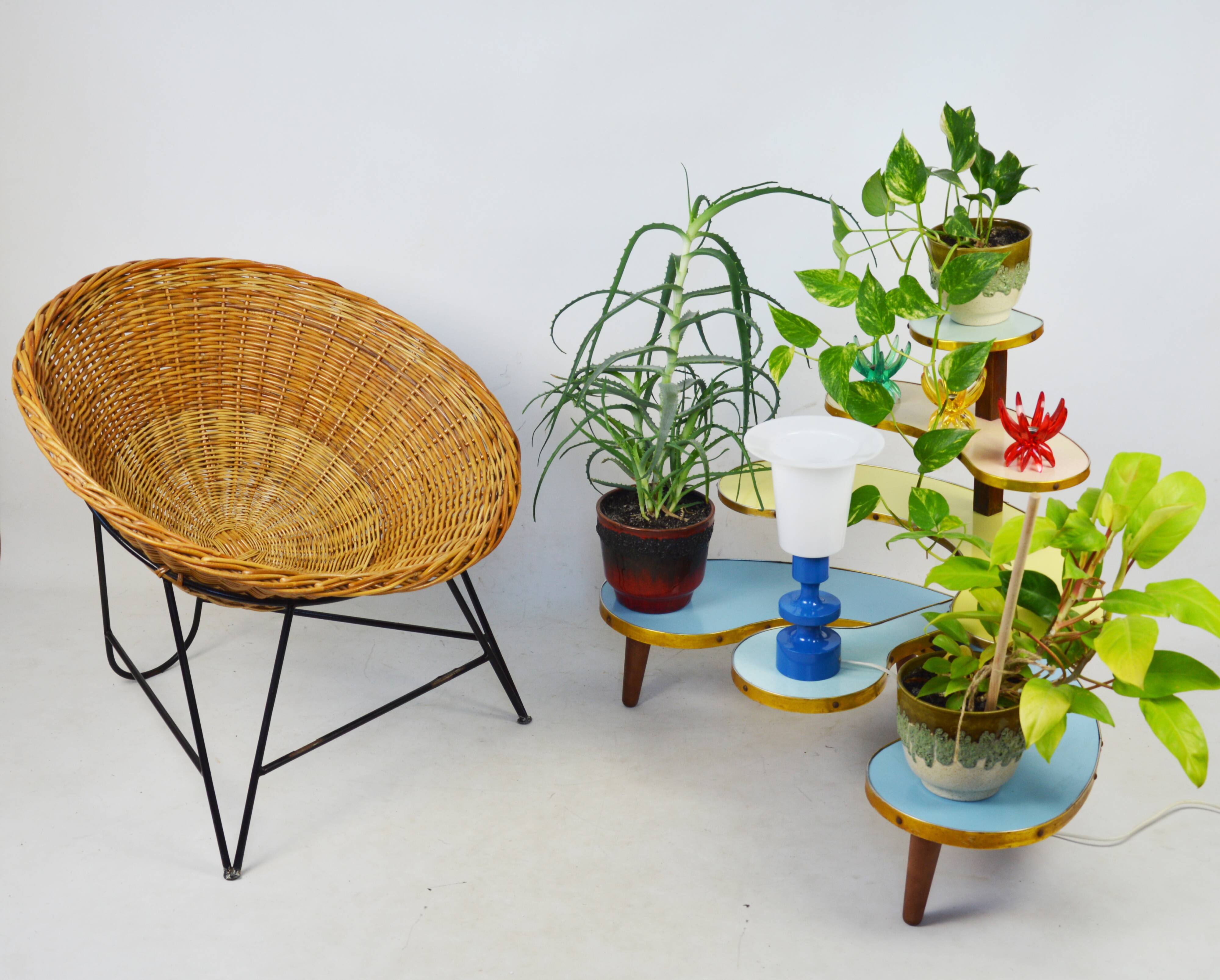 Rockabilly flowerbed, 1960s