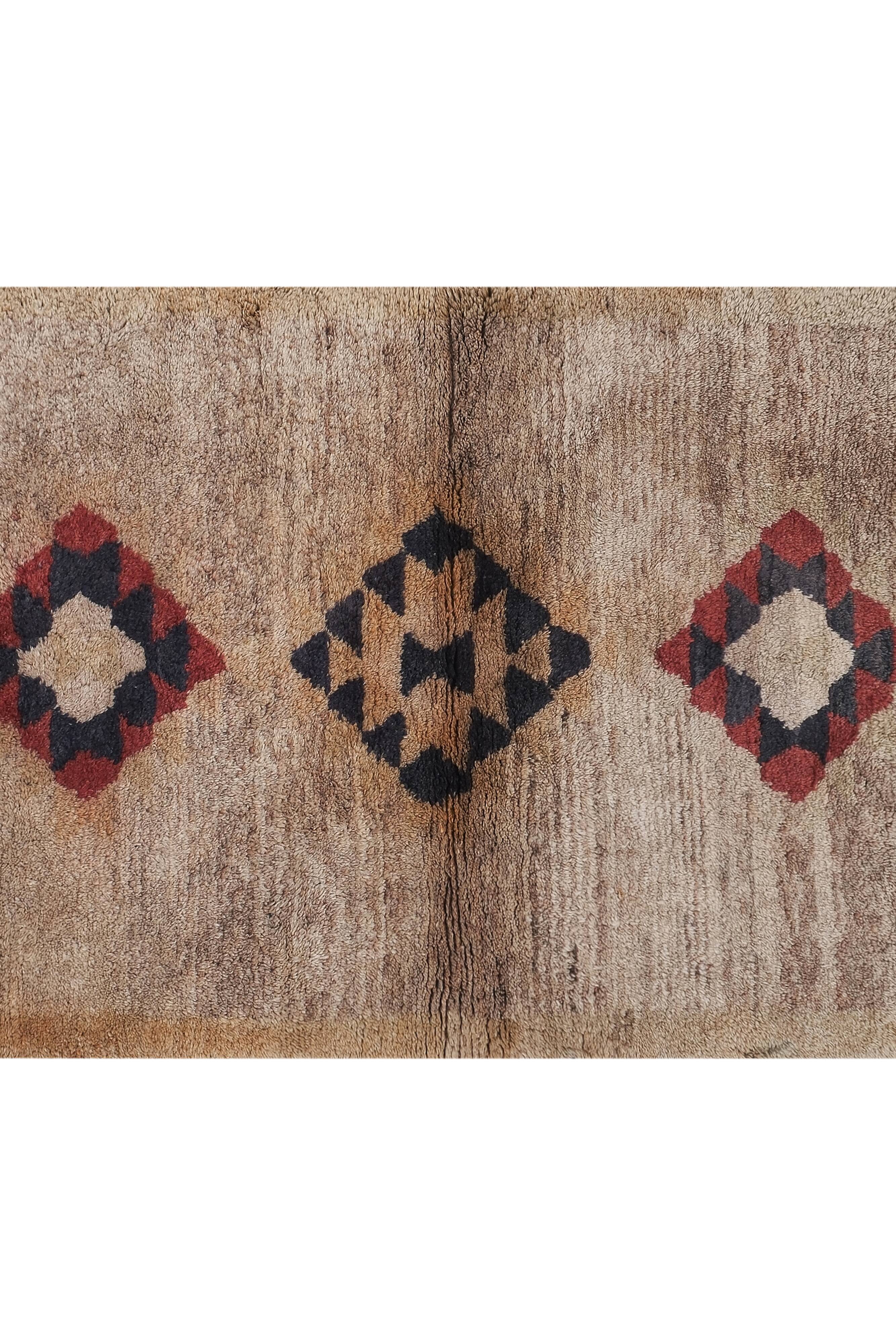 Vintage Turkish Oushak Rug Handwoven 94x150 cm