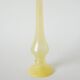 Large soliflore vase in opaline, pastel yellow, 1970.