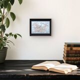 Kortrijk, small old map, vintage 1910