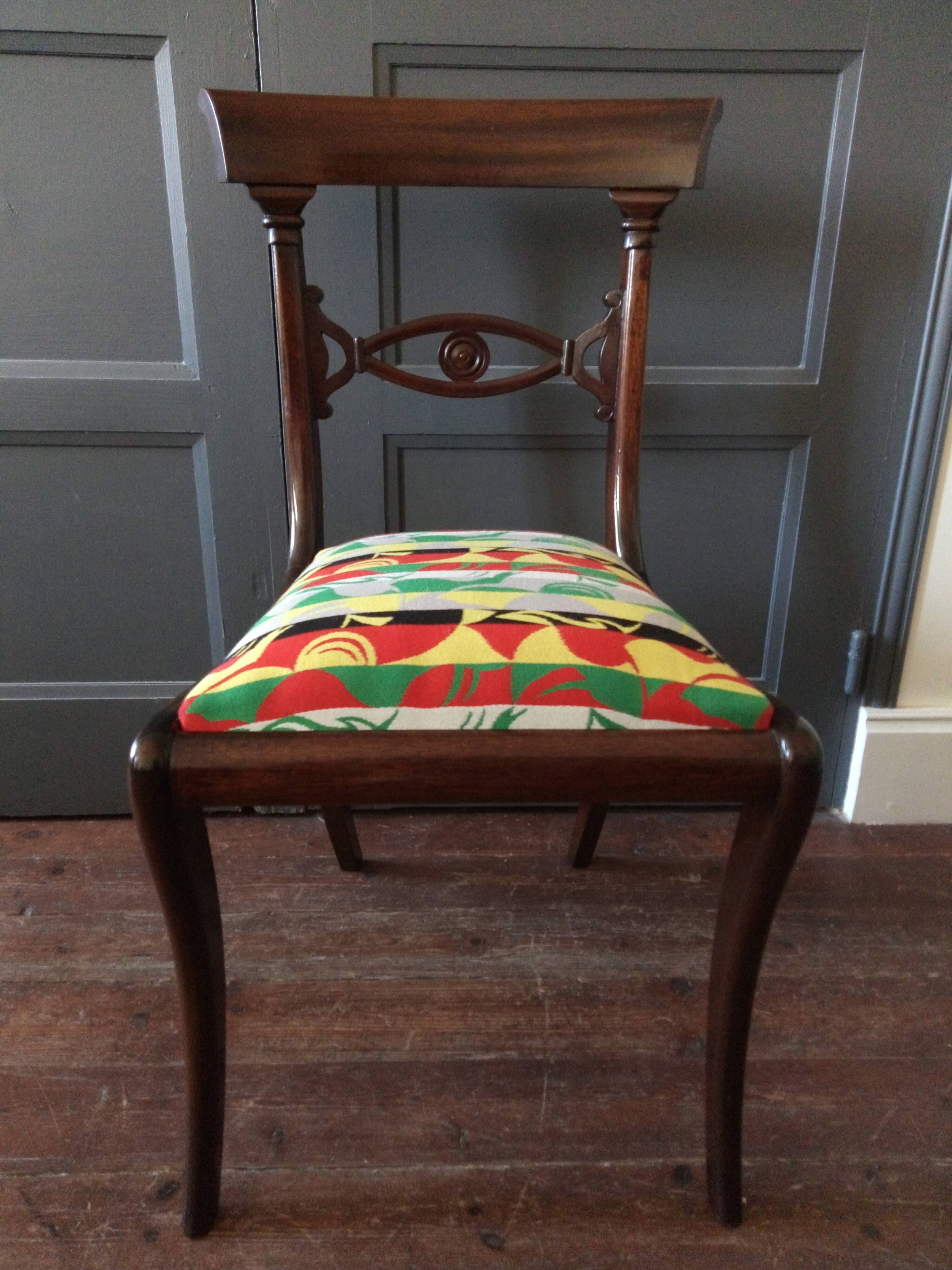 Set of 6 Regency mahogany chairs