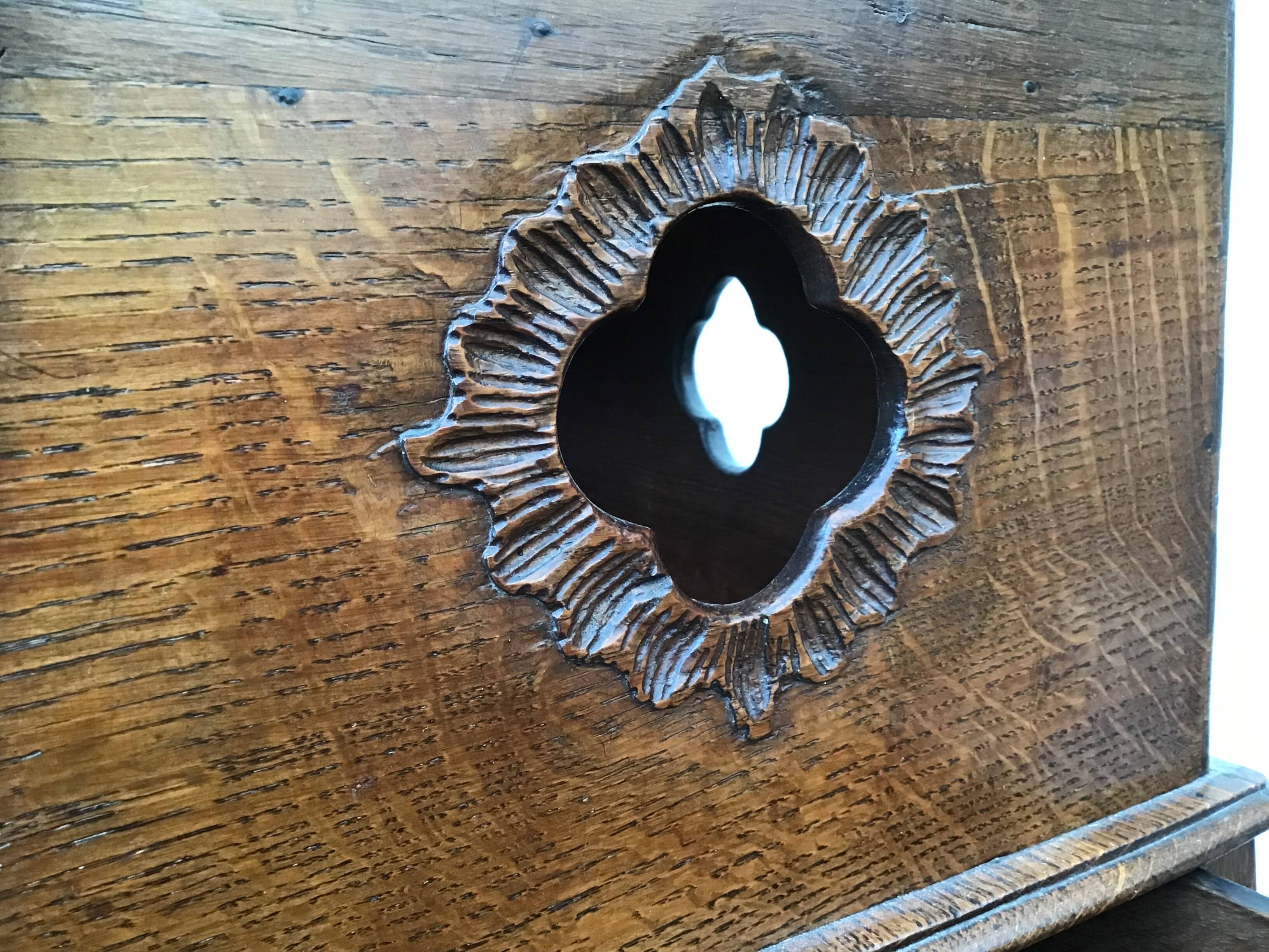 Bedside table - Oak - Louis XV Style - 19th century