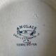 Antique earthenware mignardise dish from Creil & Montereau