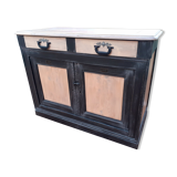 Industrial style oak buffet