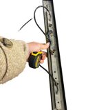 Vintage orange eye ball / suspension with 2 light points.