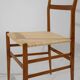 6 Superleggera dining chairs by Gio Ponti for Cassina, 1970’s