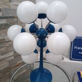 Sputnik lamp space age 12 globes 1970s