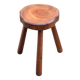 Vintage brutalist tripod stool