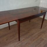 Rosewood extendable dining table, extended 189cm