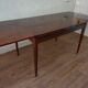 Rosewood extendable dining table, extended 189cm