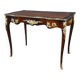 Rosewood, mahogany, and rosewood desk-table, Louis XV style – early 20th century.