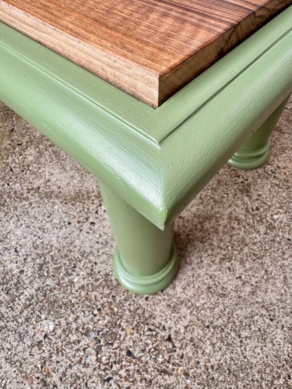 Table basse vintage revisitée Farrow & Ball