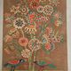 Lithograph signed Jacques Margerin The tree with flowers and birds 1960-70