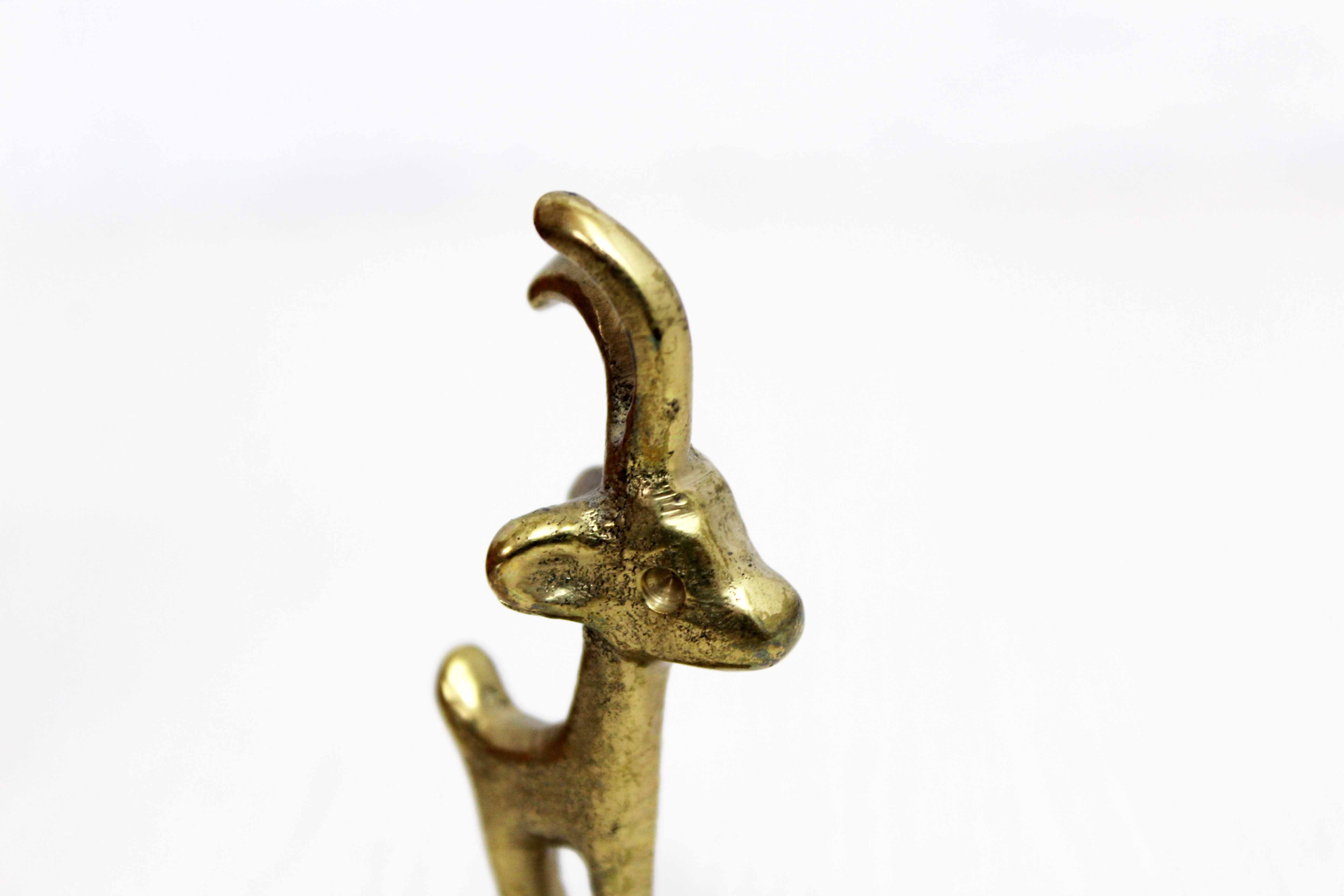 Bronze ibex by Walter Bosse