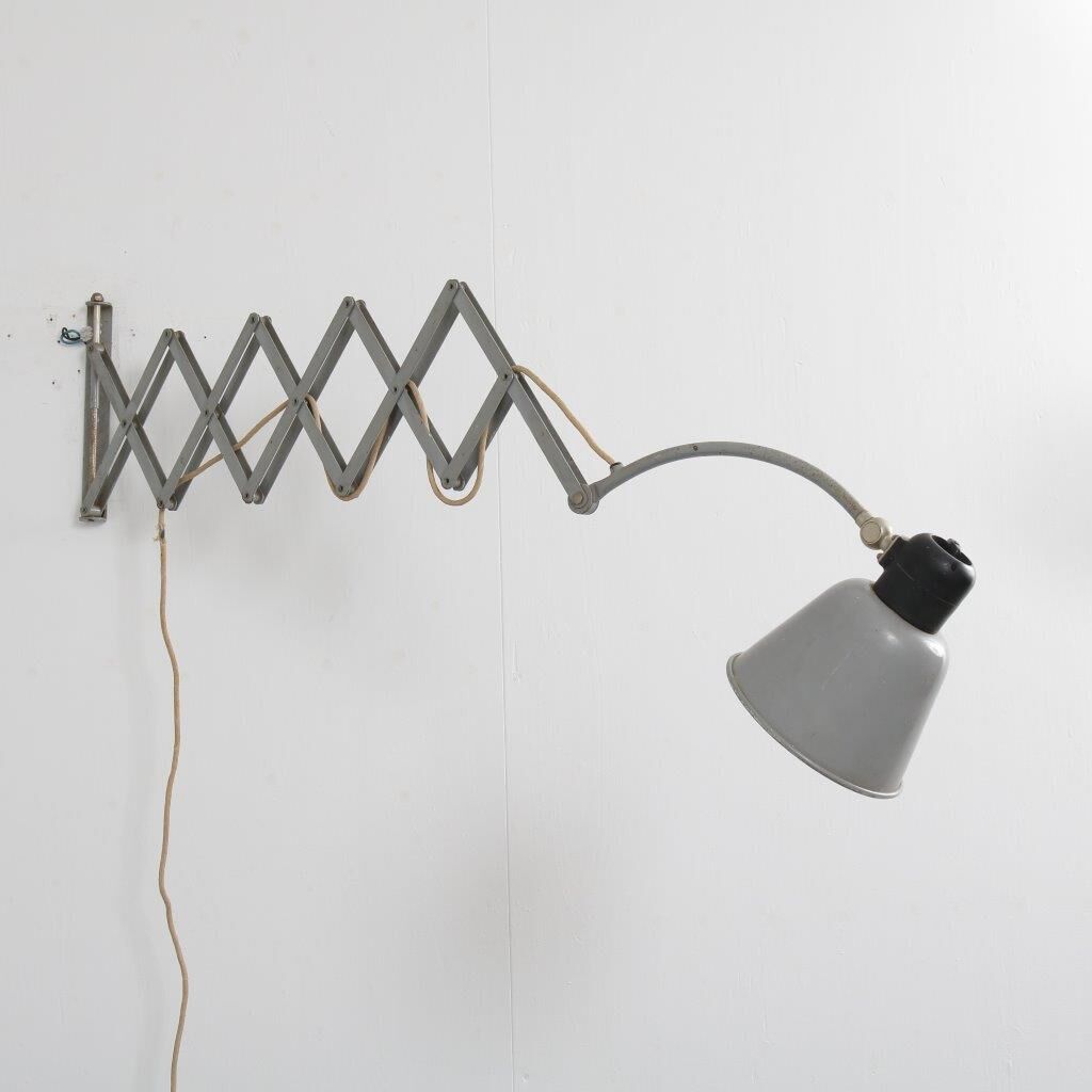 1950s Scissor lamp, manufactured by Belmag in Switzerland