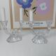 Glass candle holder