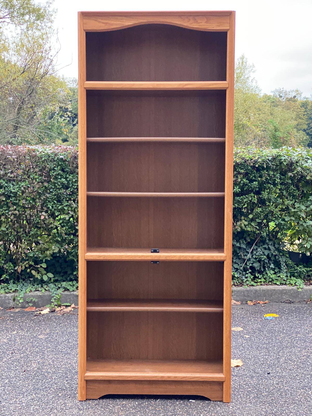Vintage wooden shelf bookcase 80cm