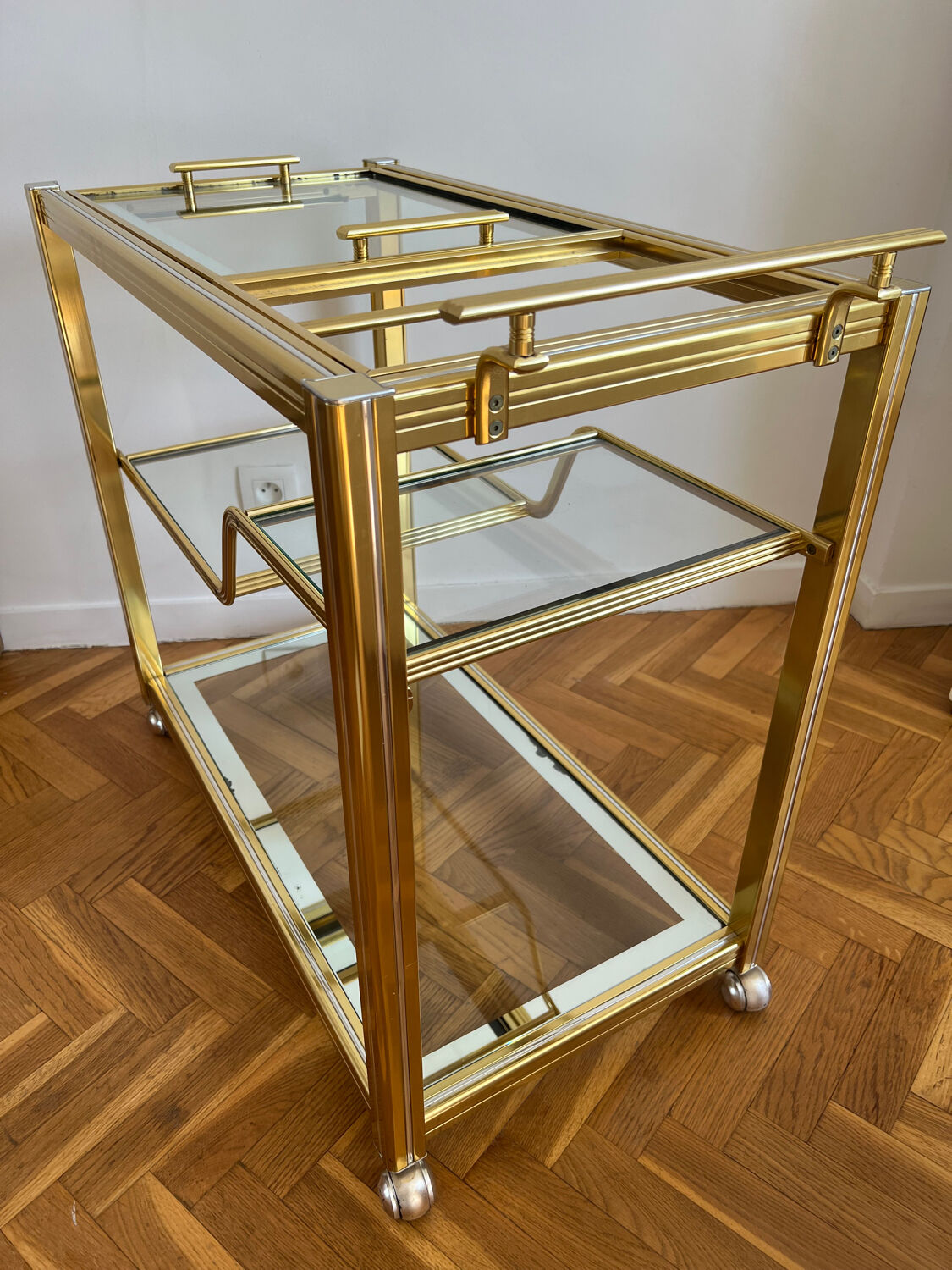 Hollywood Regency trolley 1970s