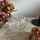 Round crystal vase