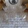 Vintage Italian chiseled crystal stemmed glasses