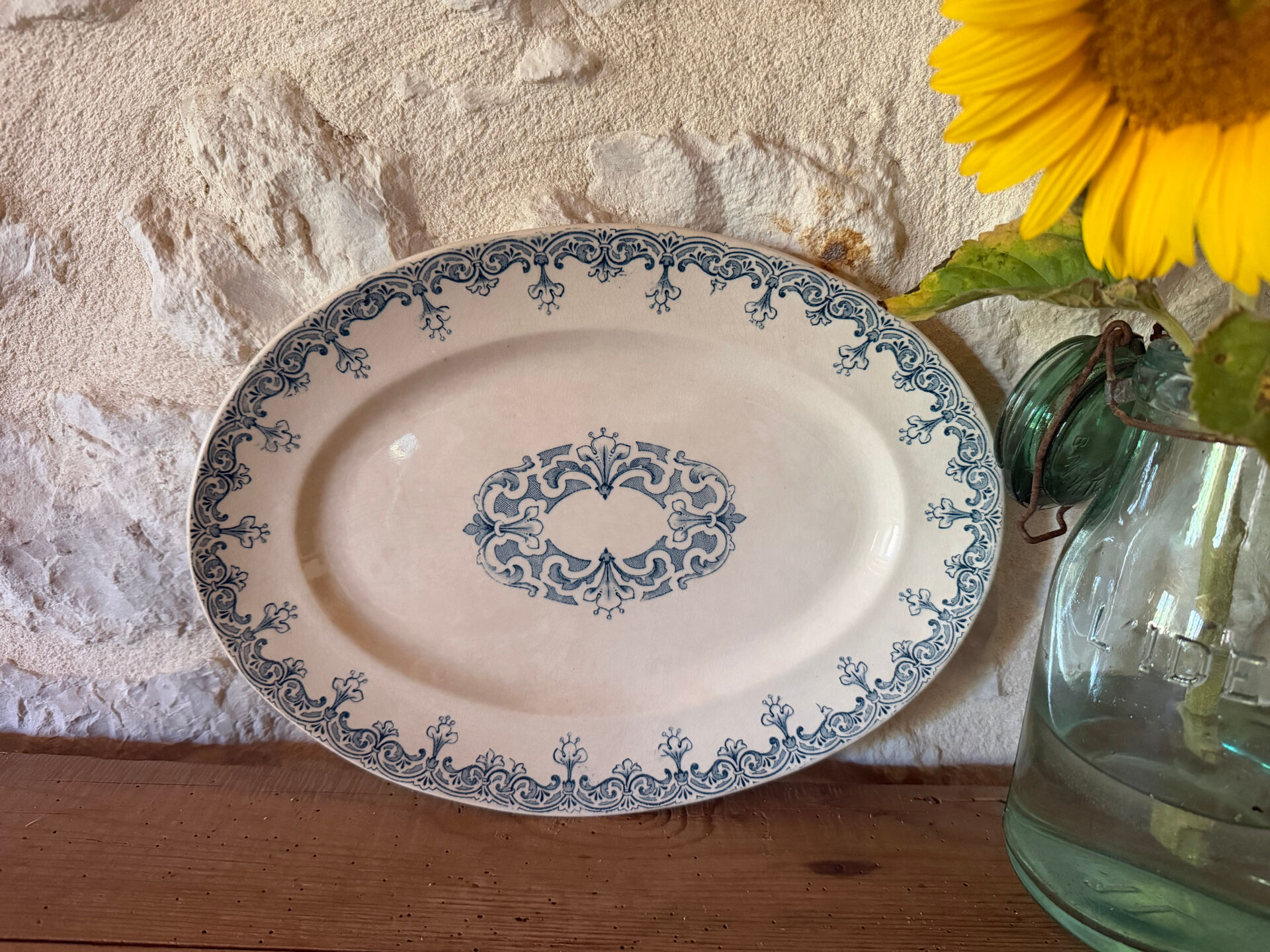 Plat Creil et Montereau en terre de fer