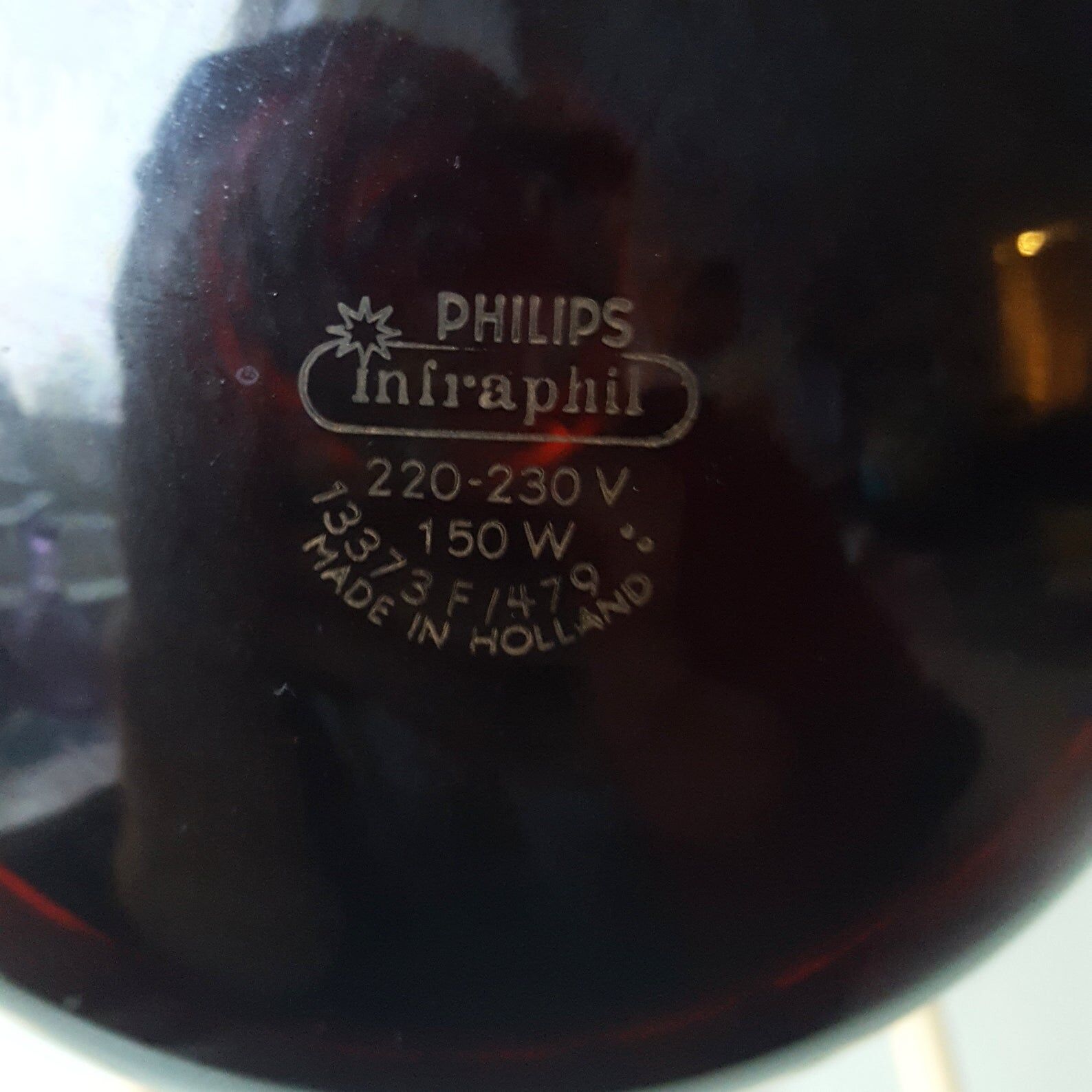 Lampe chauffante Philips Infraphil 1960